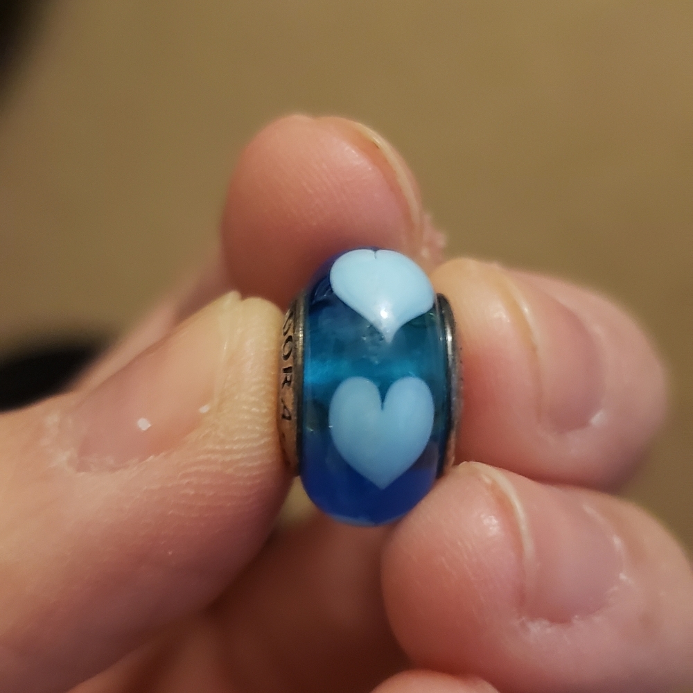 Pandora Blue Heart Charm - Picture 5 of 6